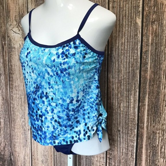 Maxine of Hollywood One-Piece Swimsuit Sz 12 - Picture 2 of 6